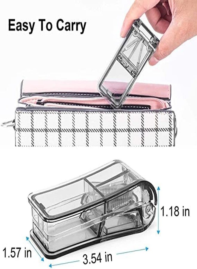 Bhuma 1Pcs Pill Cutter Crushers & Splitters Portable Plastic Pill Cutter Tablet Cutter Divider Medicine Organizer Abs High Grade (Random Color-Multicolor) - Image 5